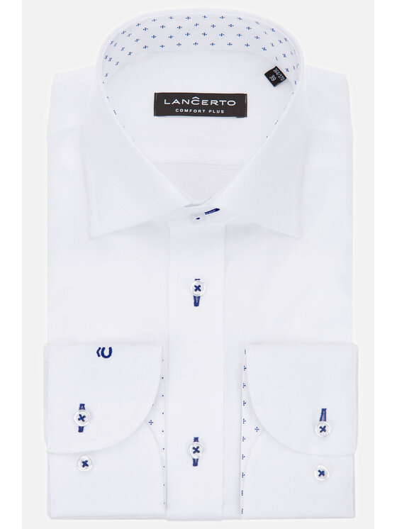Lancerto Lancerto Koszula Almeria 5 KO051220000057 Biały Regular Fit