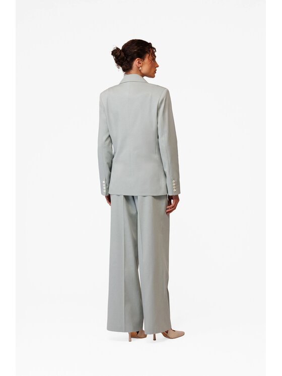 LE POSSÉ LE POSSÉ Sako MZMT Světle zelená Tailored Fit