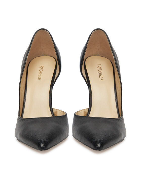 DeeZee DeeZee Pantofi cu toc subțire DZ-09 Negru