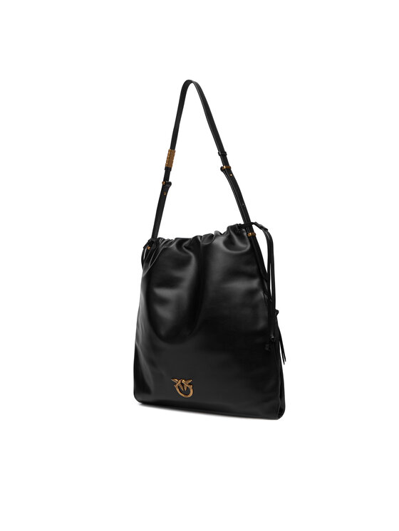 PINKO PINKO Kabelka Slouchy Extra AI 25-26 PLTT 104364 A0QO Čierna
