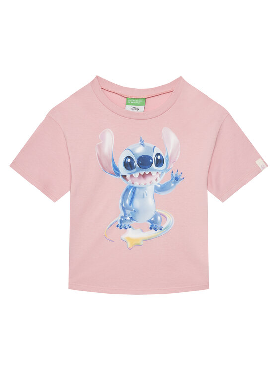 United Colors Of Benetton United Colors Of Benetton Majica 35RYC10MV Roza Boxy Fit