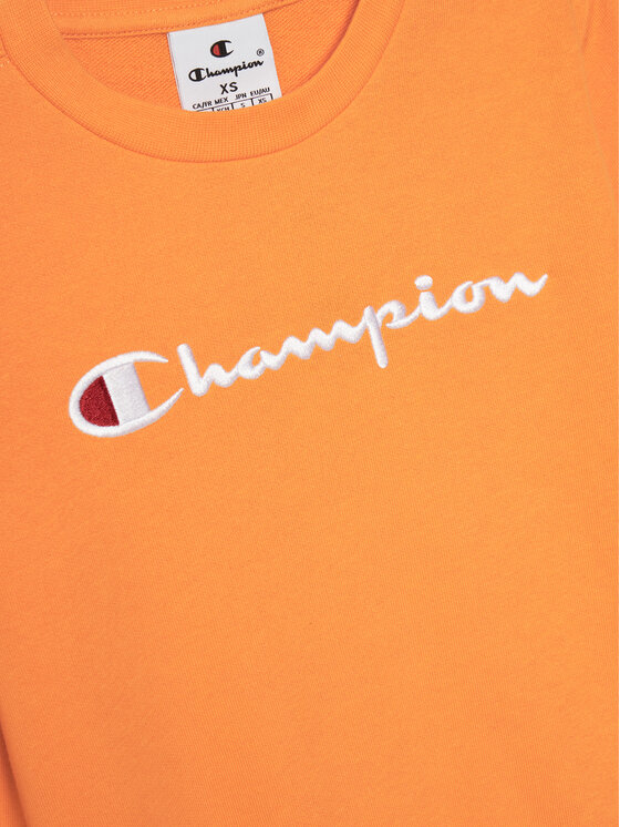 Champion Champion Bluza 307030 Pomarańczowy Standard Fit