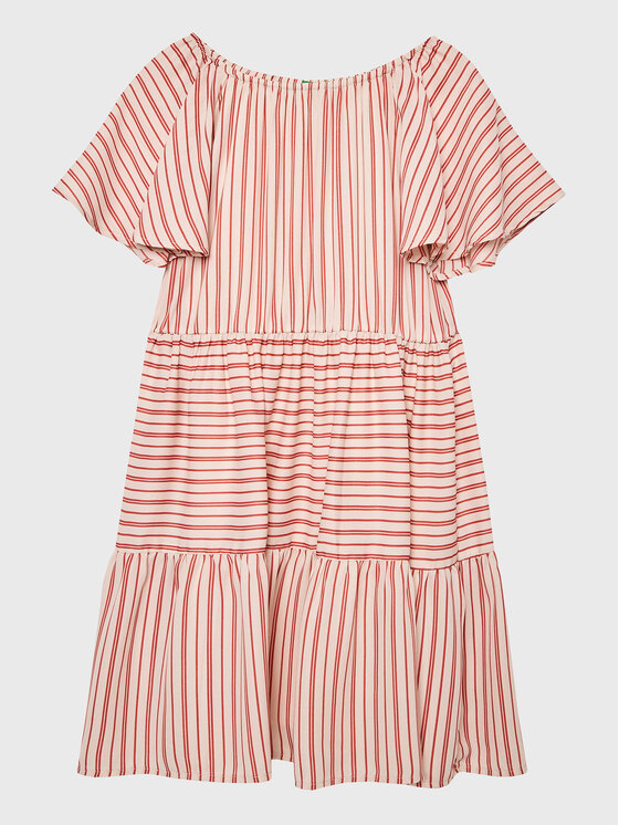 United Colors Of Benetton United Colors Of Benetton Vasarinė suknelė 4UCTCV014 Rožinė Regular Fit