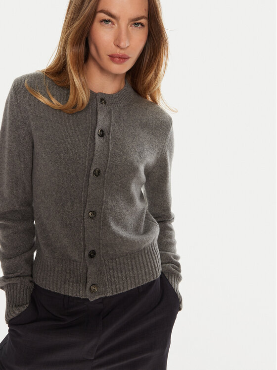 AMI PARIS AMI PARIS Kardigán FKC157005 Szürke Regular Fit