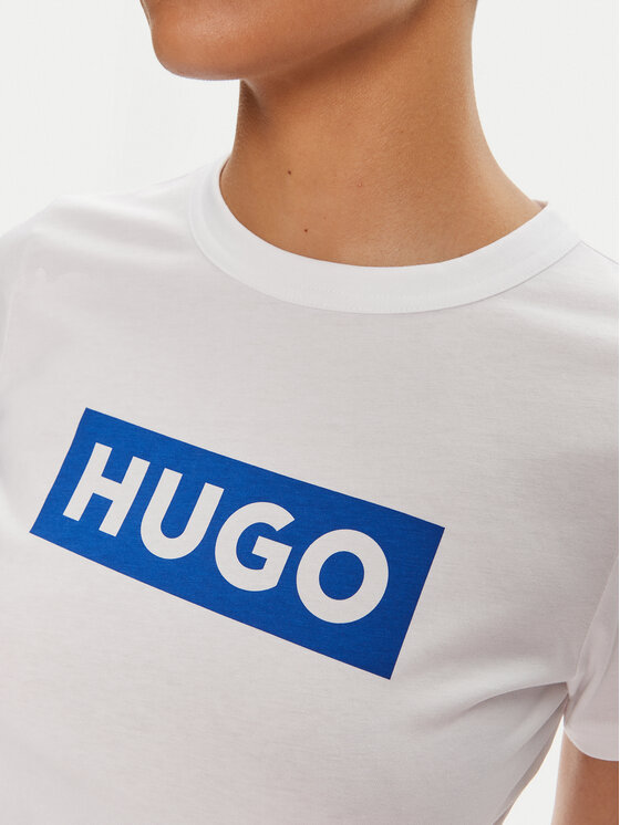 HUGO Hugo Marškinėliai Classic 50510772 Balta Regular Fit