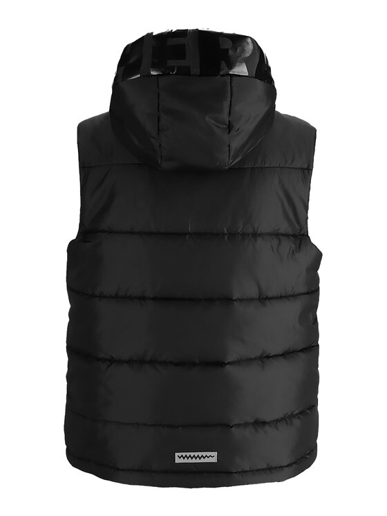 Coccodrillo Coccodrillo Sportski prsluk WC5178101OBJ Crna Regular Fit