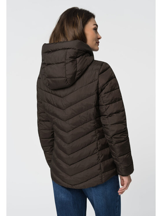 Volcano Volcano Kurtka zimowa J-NORDIC Brązowy Regular Fit