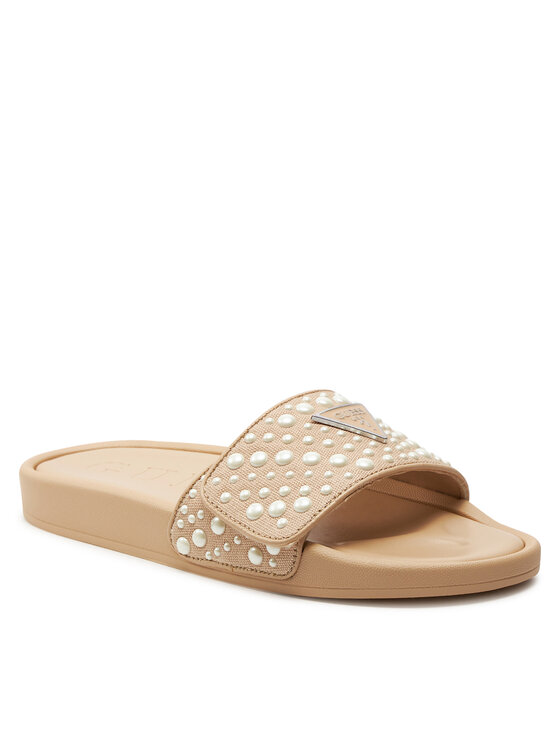Guess Guess Шльопанці FLGCAN FAB19 Бежевий