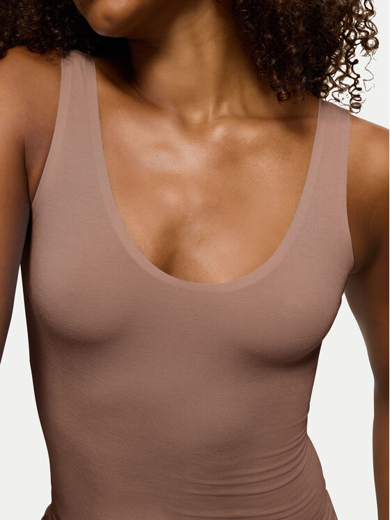 Triumph Triumph Top Smart Natural 10213349 Brązowy Slim Fit