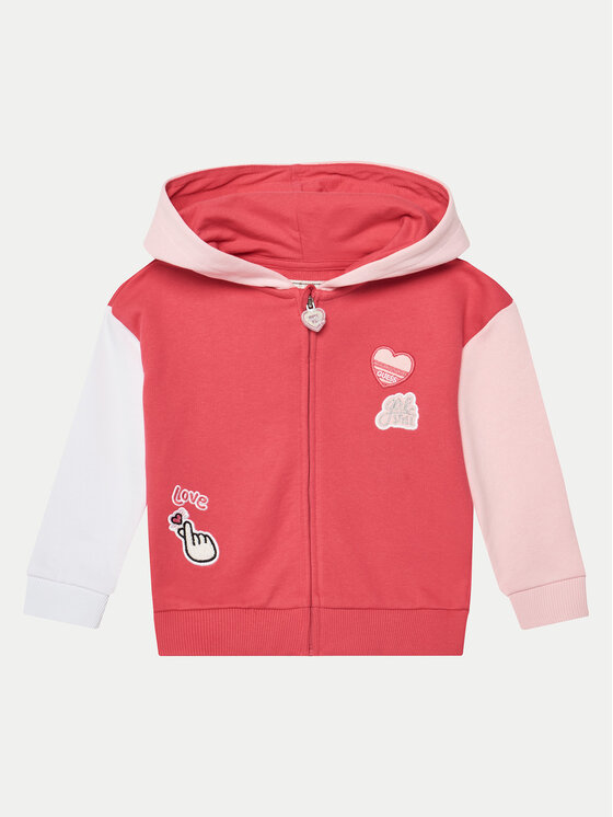 Guess Guess Trenerka K5RG00 KAD74 Ružičasta Regular Fit