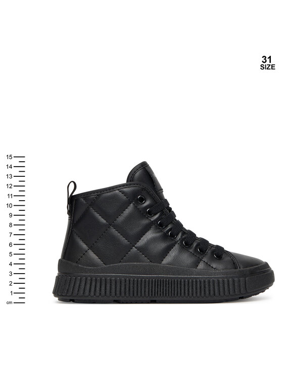 Geox Geox Sportcipők J Laquinny J56M3F 000BC C9999 S Fekete