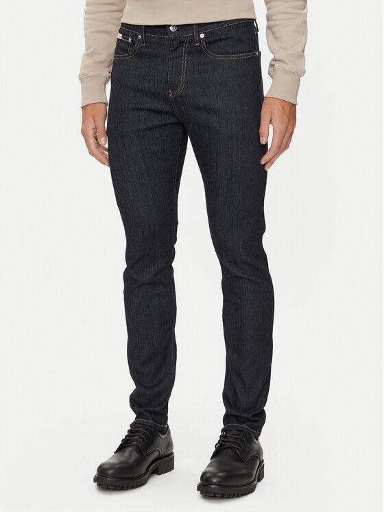 Pánské Jeansy Calvin Klein Jeans, Velikost:31/30, Barva: Tmavomodrá, J30J326078