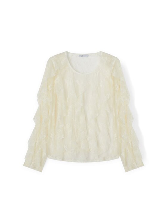 Motivi Motivi Blusa 2728Q001889N021 Bianco Regular Fit