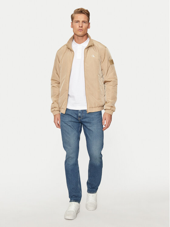 Calvin Klein Jeans Calvin Klein Jeans Geacă Harrington J30J325592 Bej Regular Fit