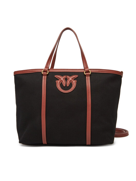 PINKO Damska 'Torebka PINKO, Czarna, Miranda Shopper Classic PE 25 PLTT 104714 A2G2