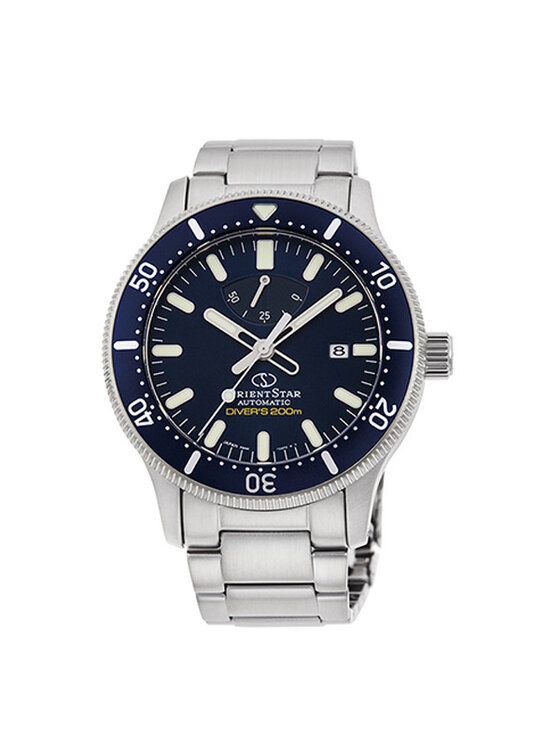 Orient Star Orient Star Zegarek RE-AU0302L00B Srebrny