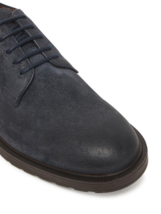 Tommy Hilfiger Tommy Hilfiger Īsi apavi Cleated Derby FM0FM05770 Tumši zils