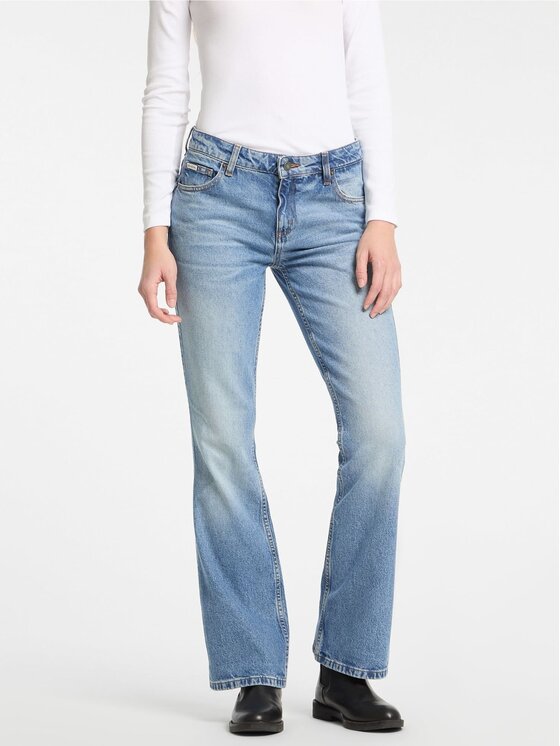 Guess Jeans Guess Jeans Jeansy 170161 Niebieski Flared Fit