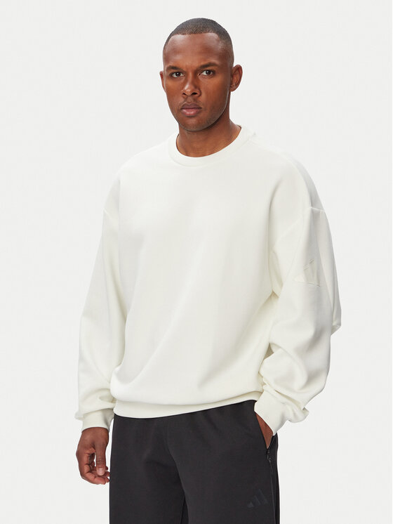 adidas Hanorac Soft Lux Crew Sweatshirt KF8585 Crem Regular Fit
