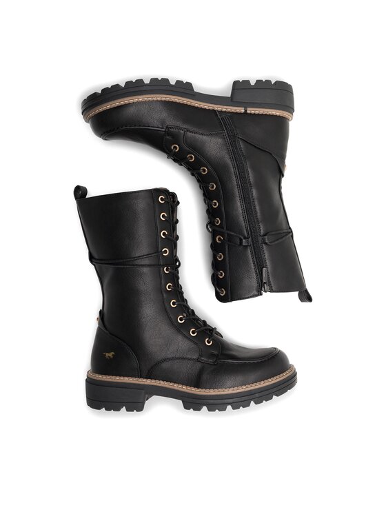 Mustang Mustang Schnürschuhe 1437-503 Schwarz