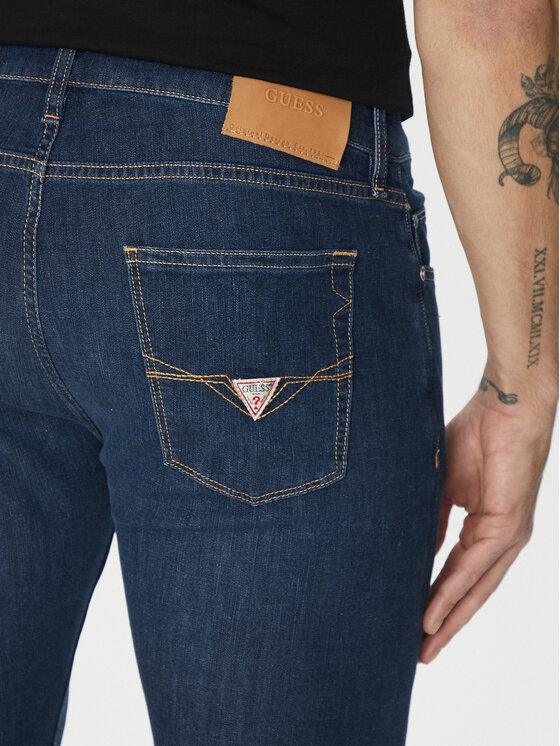 Guess Guess Jeansy M5GA27D5MZ1 Šedá Regular Fit