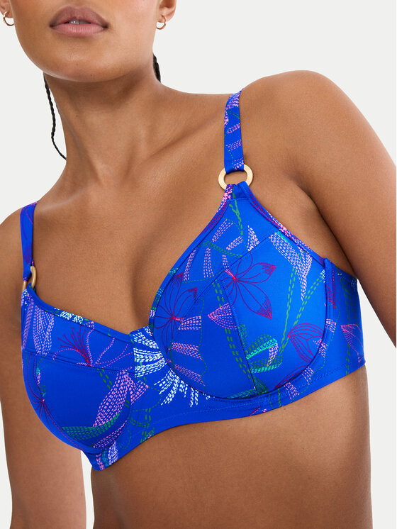 Triumph Triumph Μπικίνι πάνω μέρος Summer Tropics 10226537 Μπλε