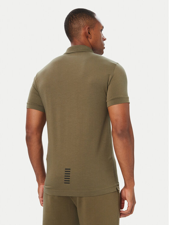 EA7 Emporio Armani EA7 Emporio Armani Polo 8NPF14 PJVQZ U7014 Kaki Regular Fit