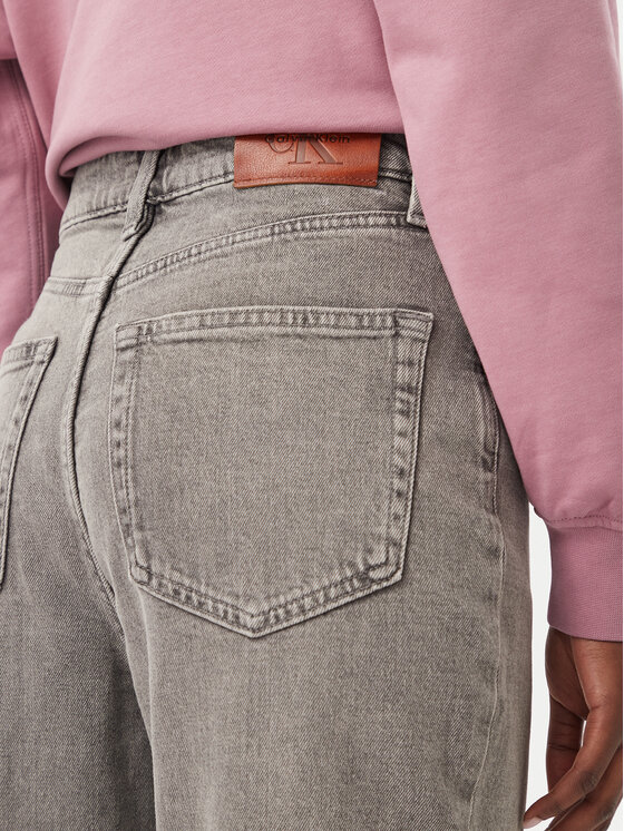Calvin Klein Jeans Calvin Klein Jeans Džinsai LV047H937G Pilka Mom Fit