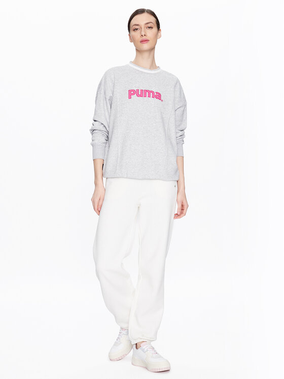 Puma Bluza Team 538381 Szary Oversize | Modivo.pl