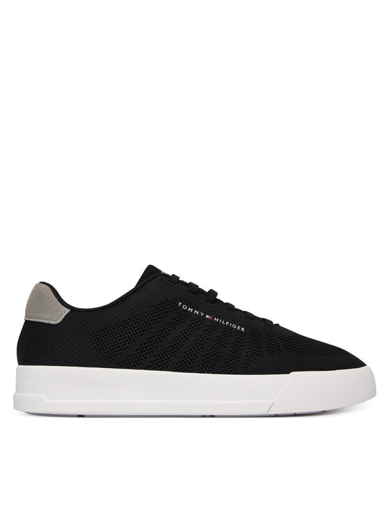 Tommy Hilfiger Tommy Hilfiger Sneakersy Th Court Knit FM0FM05823 Čierna