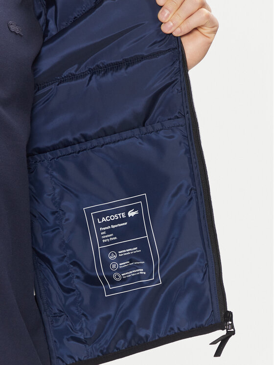 Lacoste Lacoste Demisezoninė striukė BH6763 Tamsiai mėlyna Regular Fit