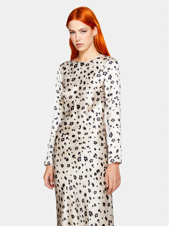 Sisley Sisley Kasdieninė suknelė 4V2XLV04R Smėlio Regular Fit