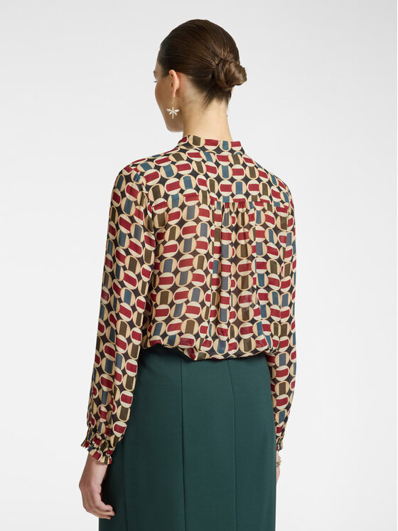 Elena Mirò Elena Mirò Blusa 2126P100162N001 Bordeaux Regular Fit
