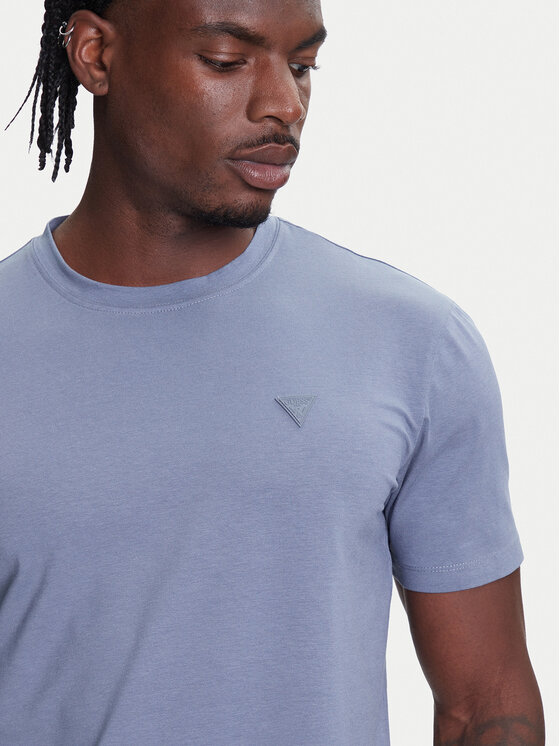 Guess Guess T-krekls Z2YI12 JR06K Tumši zils Regular Fit