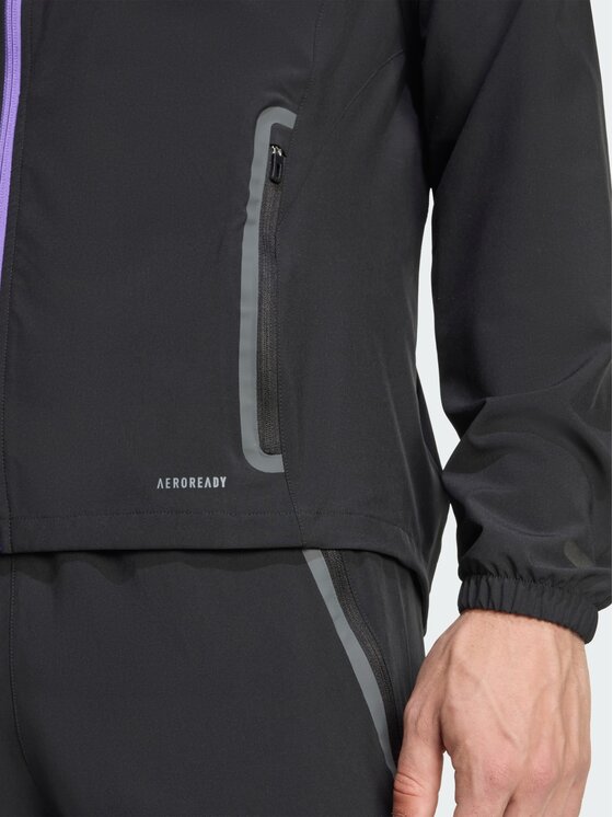 adidas adidas Kurtka wielofunkcyjna Manchester United Tiro 25 Competition Vis Tech Czarny Slim Fit