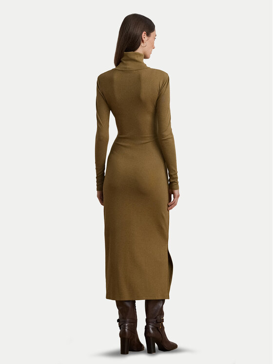 LAUREN RALPH LAUREN LAUREN RALPH LAUREN Vsakodnevna obleka 250918980005 Rjava Slim Fit