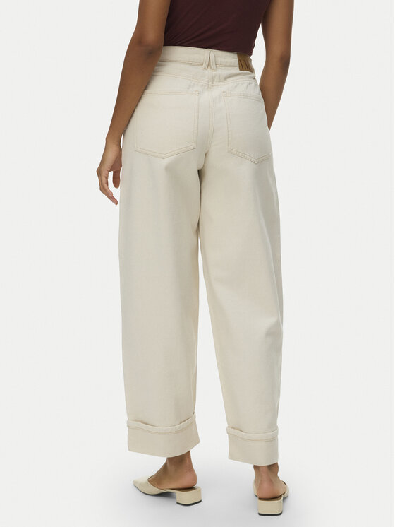 Vero Moda Vero Moda Farmer Zelda 10339347 Bézs Wide Leg