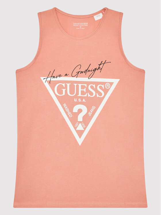 Guess Guess Piżama J1BG00 J1311 Różowy Regular Fit