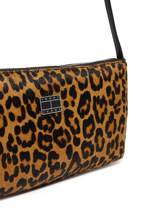 Tommy Jeans Tommy Jeans Rankinė Tjw Must Leopard Shoulder Bag AW0AW18008 Oranžinė