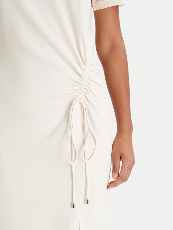 Patrizia Pepe Patrizia Pepe Kokteiļkleita 8A1596/A701-W409 Écru Regular Fit