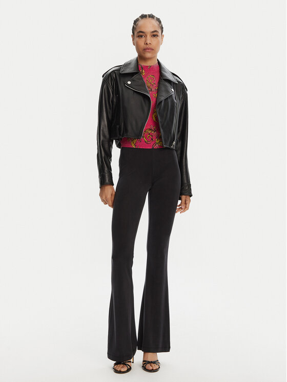 Versace Jeans Couture Versace Jeans Couture Штани з тканини 78HAC107 Чорний Slim Fit