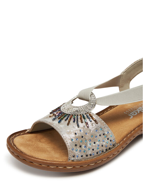 Rieker Rieker Sandali 60880-90 Siva