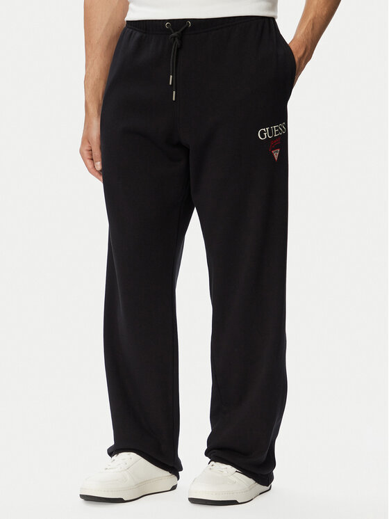 Guess Jeans Pantaloni trening M6YB15 K4842 Negru Regular Fit