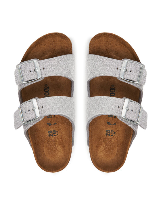 Birkenstock Birkenstock Natikače Arizona Kids 1030477 Srebrna