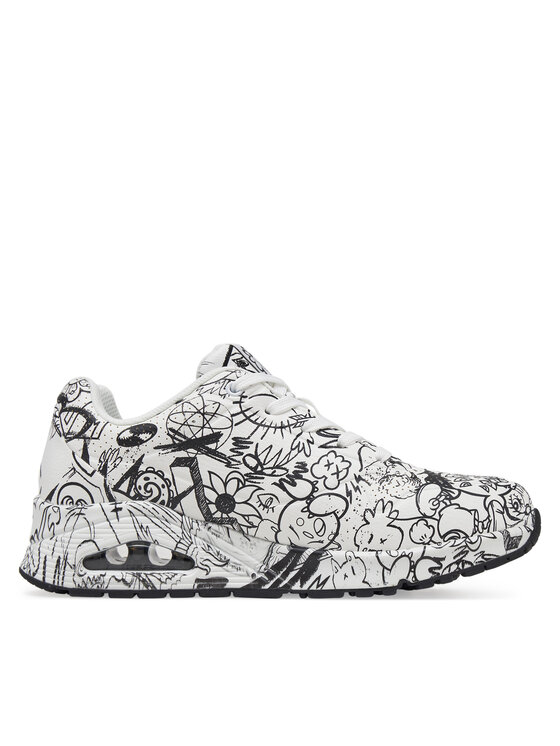 Sneakers Skechers 177972/WBK Alb