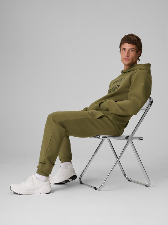 4F 4F Spodnie dresowe CITY FORM Khaki Regular Fit