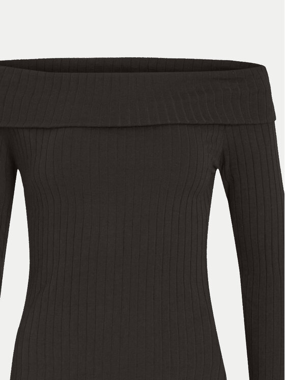 Vila Vila Μπλουζάκι Ommi 14104637 Μαύρο Regular Fit
