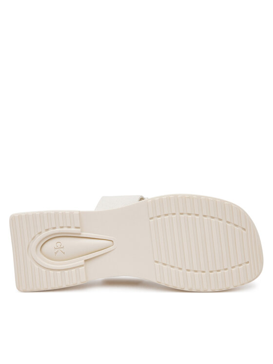 Calvin Klein Jeans Calvin Klein Jeans В'єтнамки Sq Low Wedge Sandal Rope YW0YW01717 Бежевий