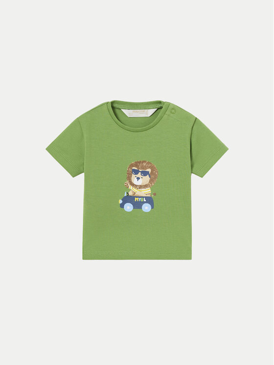 Mayoral Mayoral T-särk 01003 Roheline Regular Fit