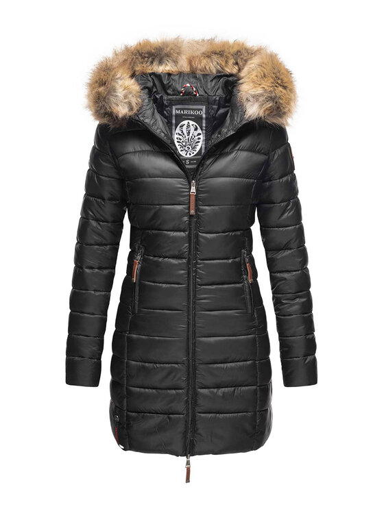 Marikoo Marikoo Kurtka zimowa Rose Czarny Regular Fit
